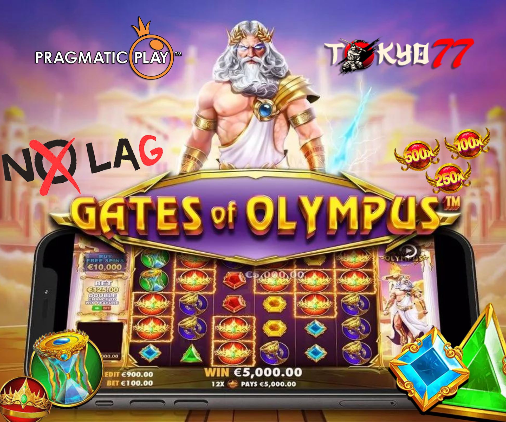 Enjoy & Feel the Lightning of Grandpa Zeus Gates of Olympus